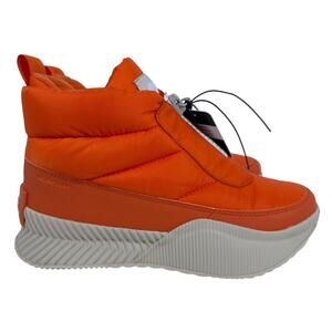 Sorel x PRANA Winter Boots Out N About III Womens 8 Puffy Zip Waterproof Orange